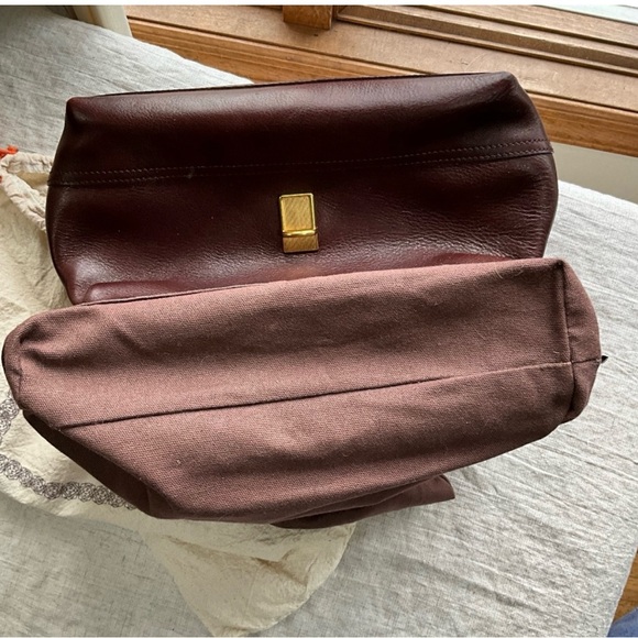 OLD TREND Genuine Leather Doctor Satchel Bag, brown - Picture 14 of 17